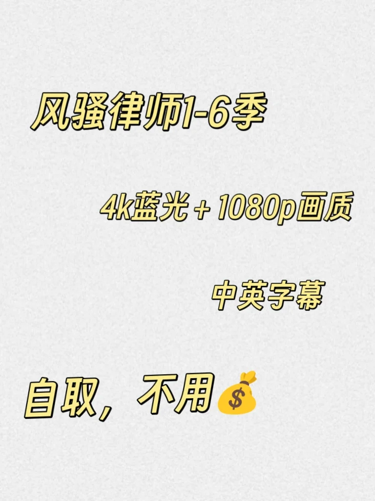 风骚律师1-6季整理好啦