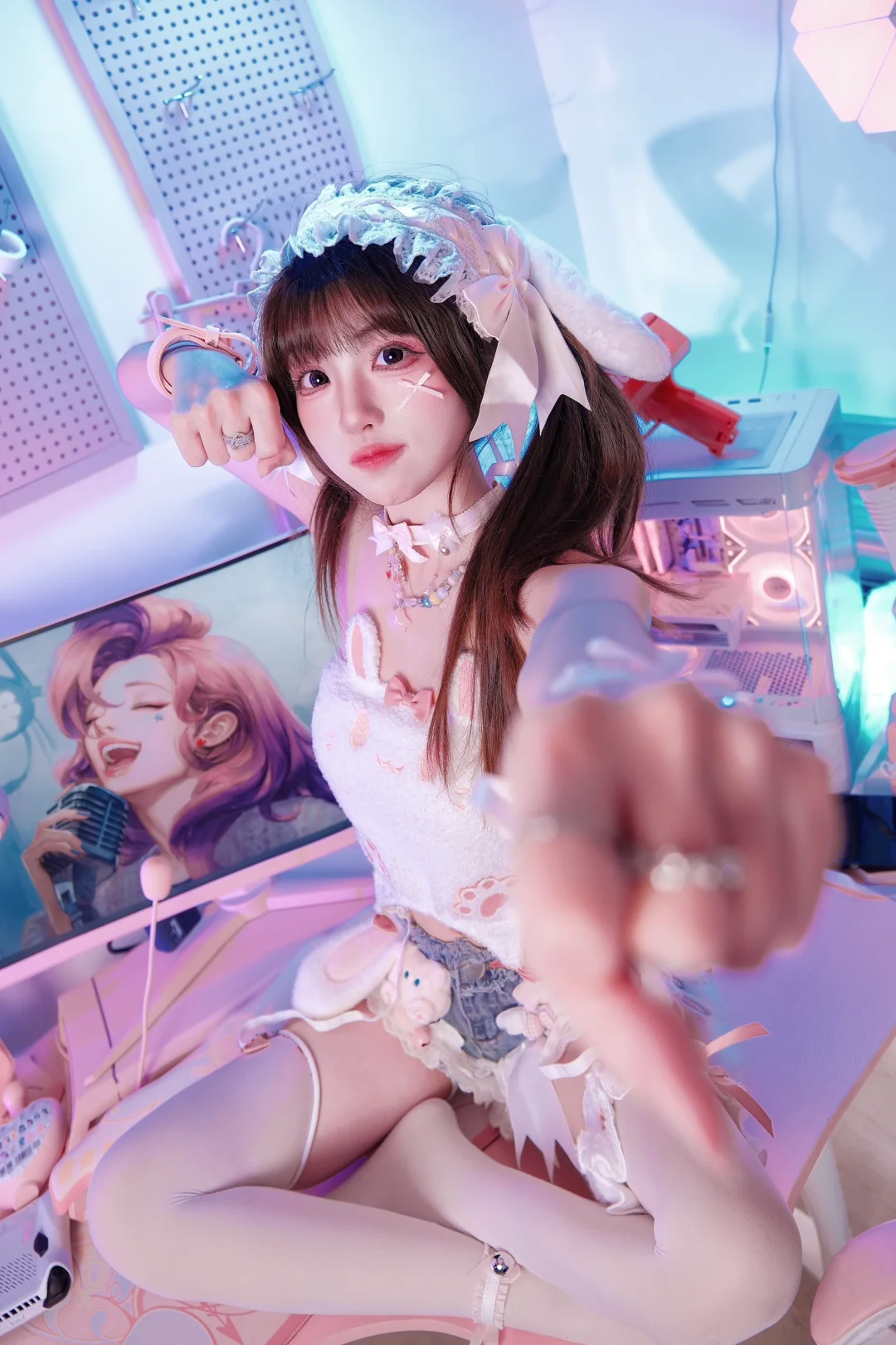 上号打游戏啦！哥哥给我打辅助行吗🎮