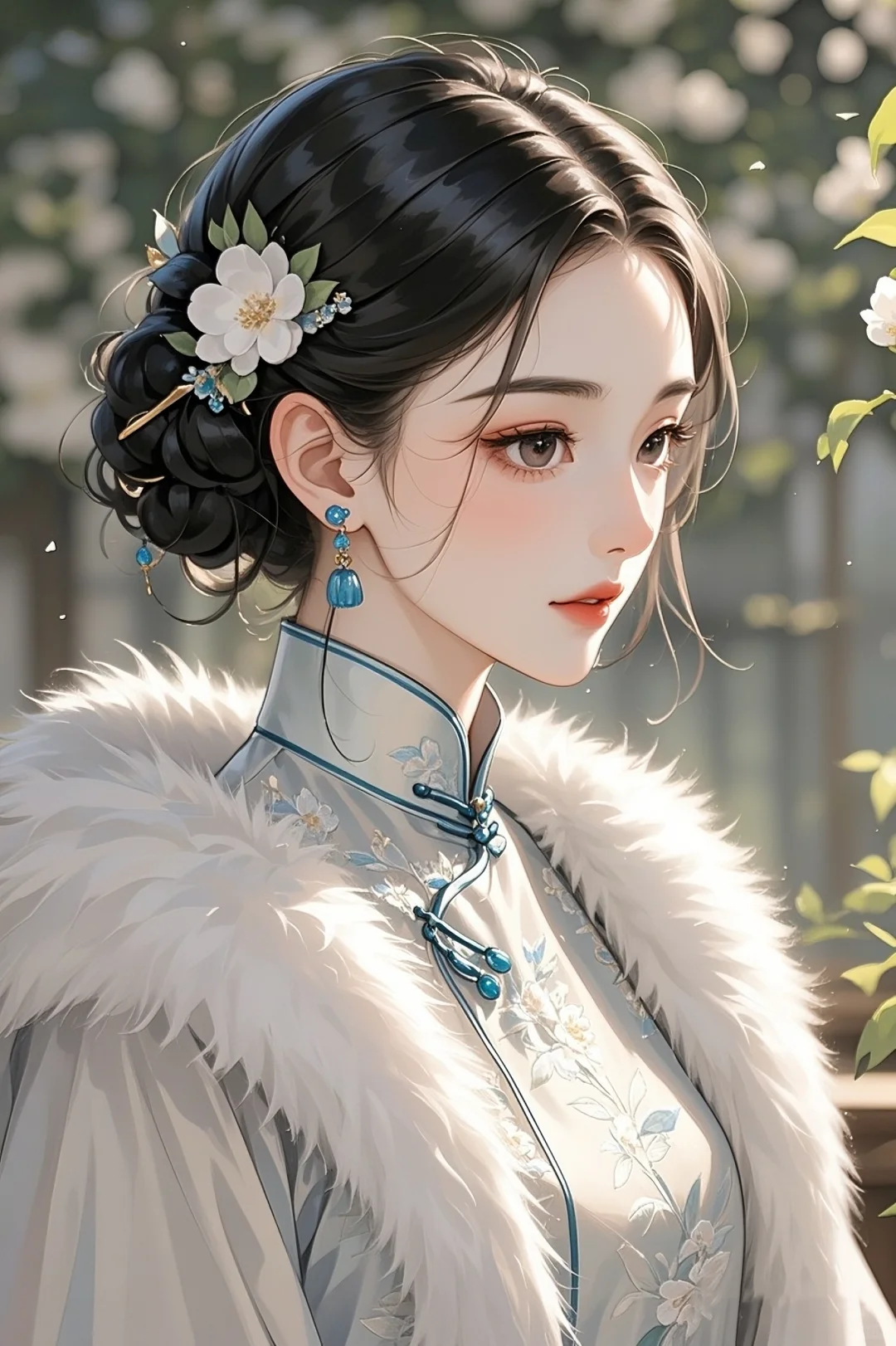 民国风旗袍美人
