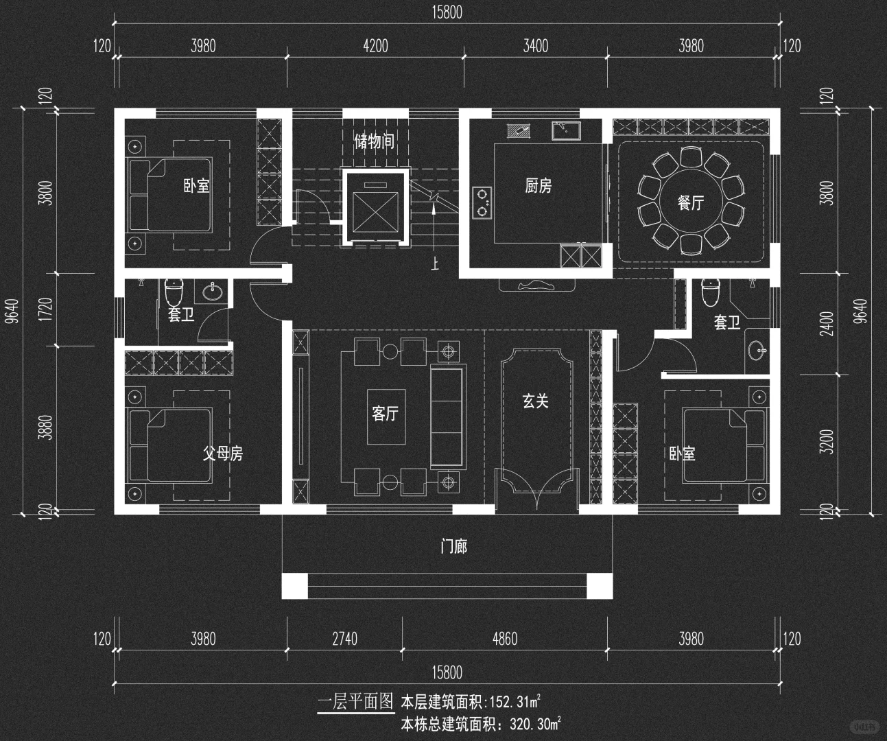 自建房设计干货分享，适合家里人多的户型