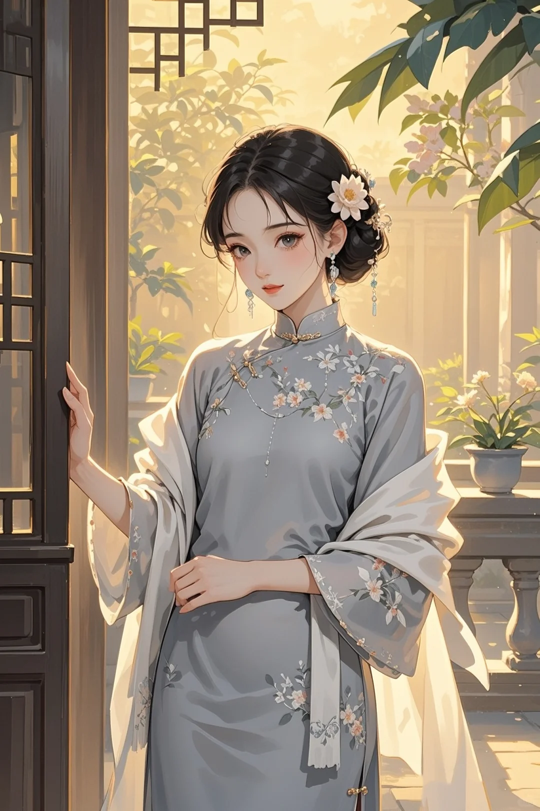 民国风旗袍美人