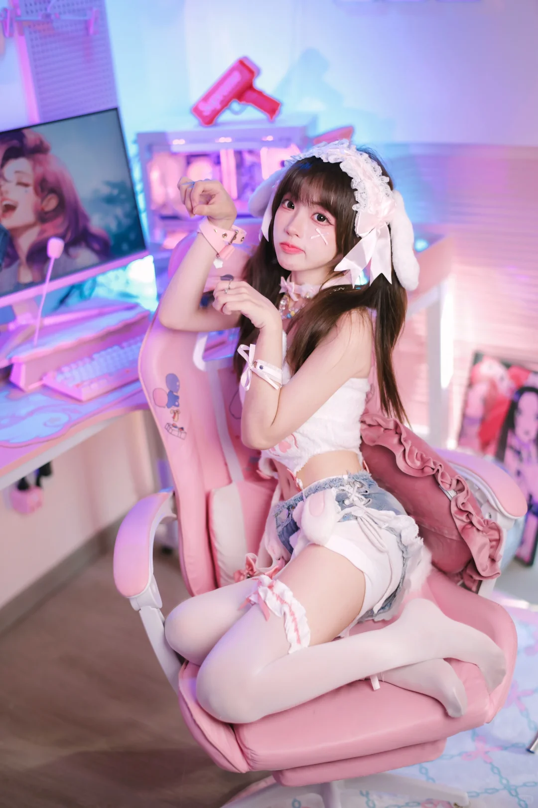 上号打游戏啦！哥哥给我打辅助行吗🎮