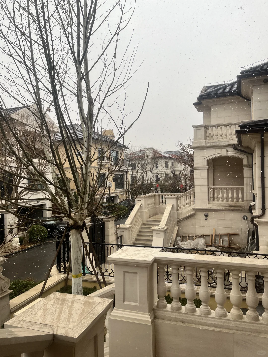 不愧是朝阳第一墅｜北京春雪❄️润泽御府好美