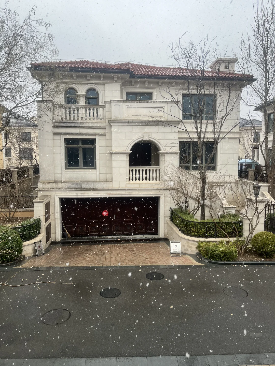 不愧是朝阳第一墅｜北京春雪❄️润泽御府好美