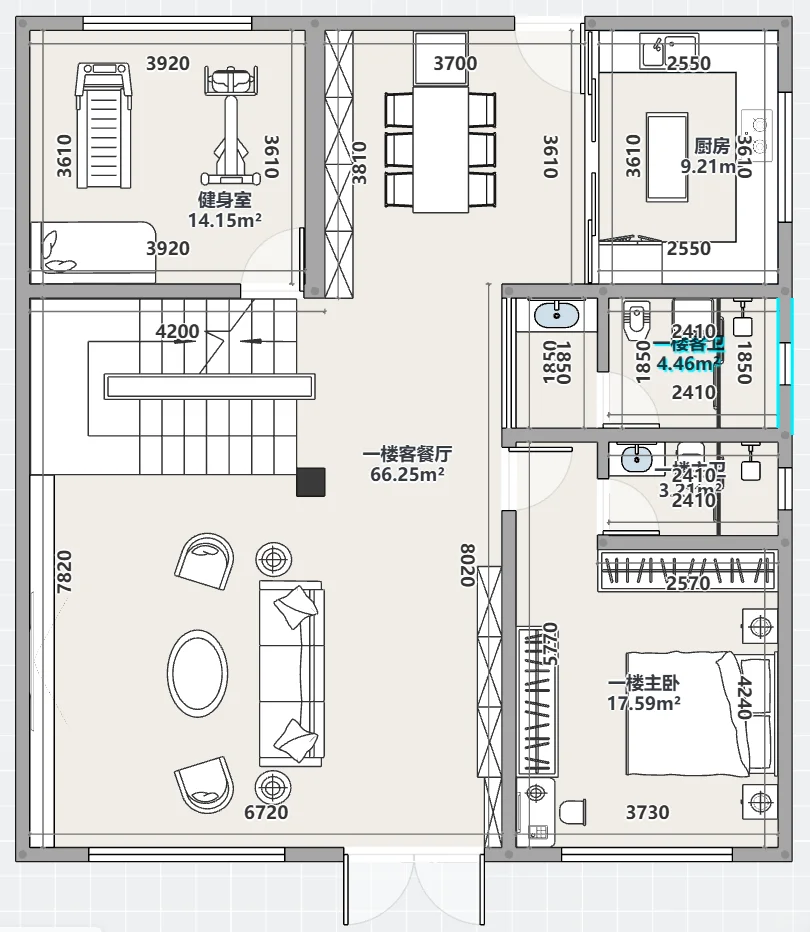 房屋拆架子啦 整体外观展现🏡