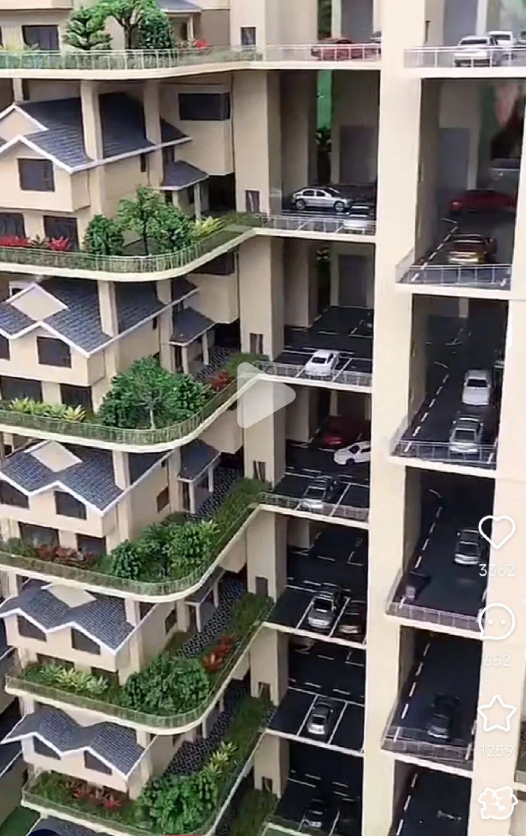 怀柔大鸭梨的第四代住宅居然可以这样停车