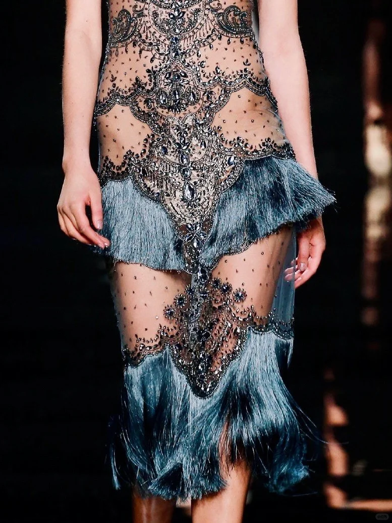秀场碎片| Reem Acra 2016秋季🕸️薄如蝉翼