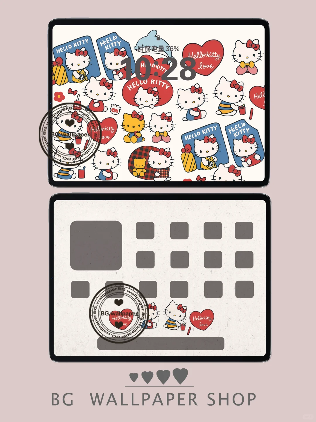 🎀凯蒂猫平板壁纸｜被可爱包围的快乐谁懂