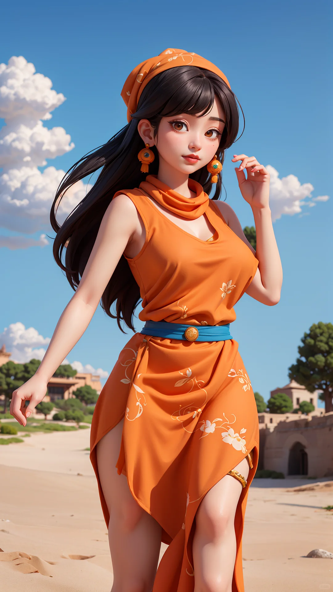 🎀卡哇伊3D立体美女人物壁纸，萌到犯规！
