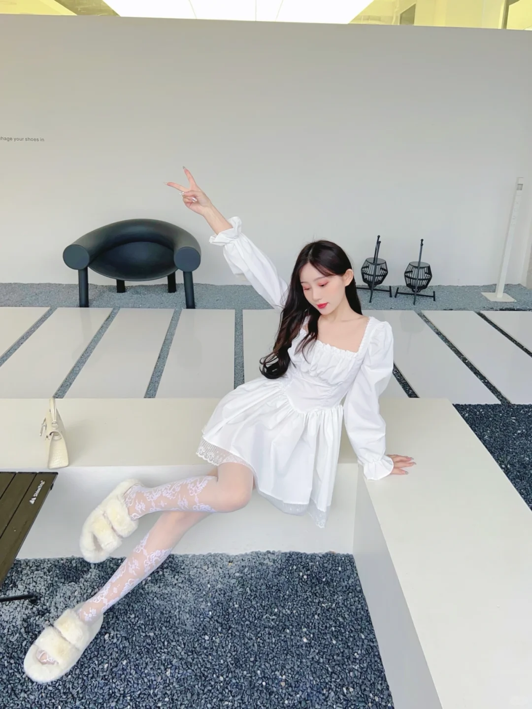 想做你的白雪公主👸纯欲白丝 维纳斯
