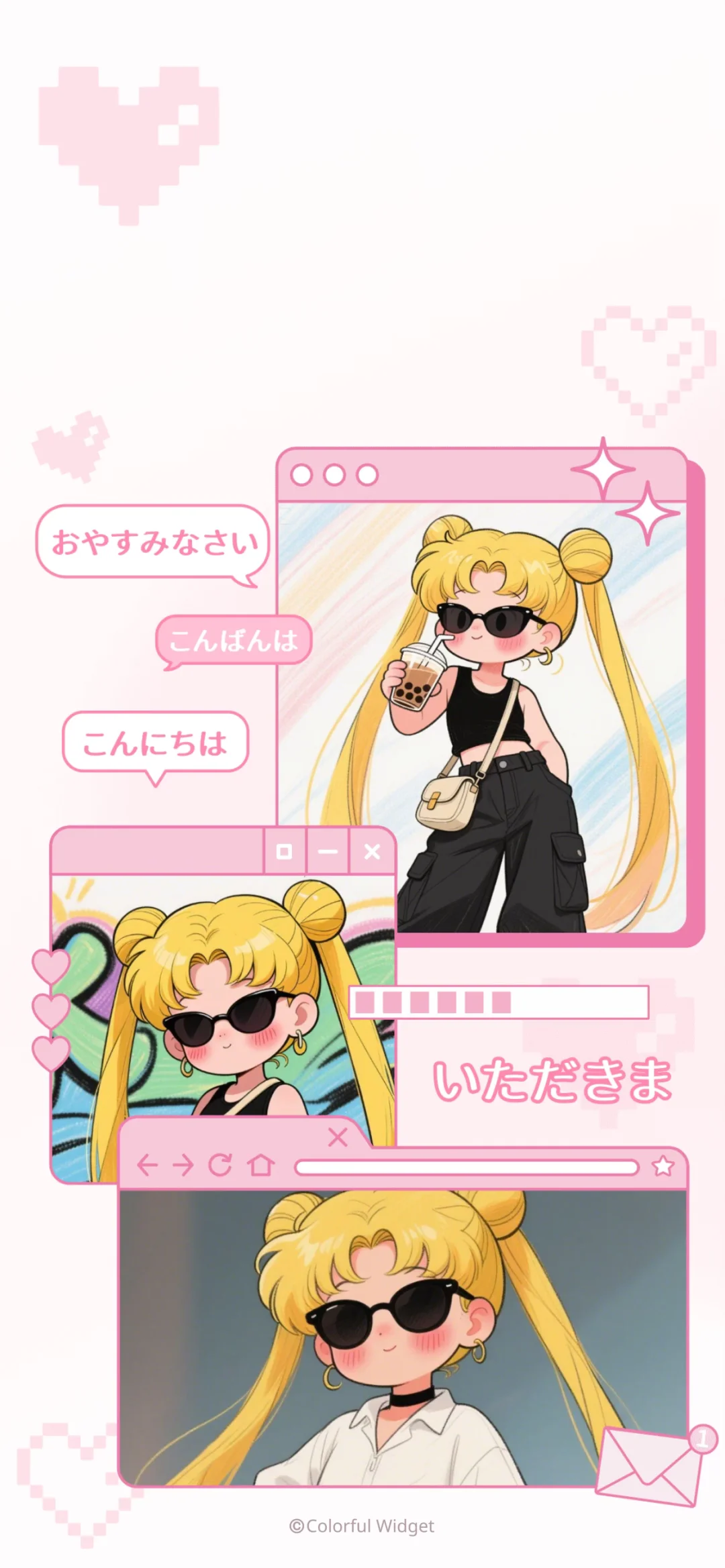 美少女战士酷girl动态壁纸分享来啦～