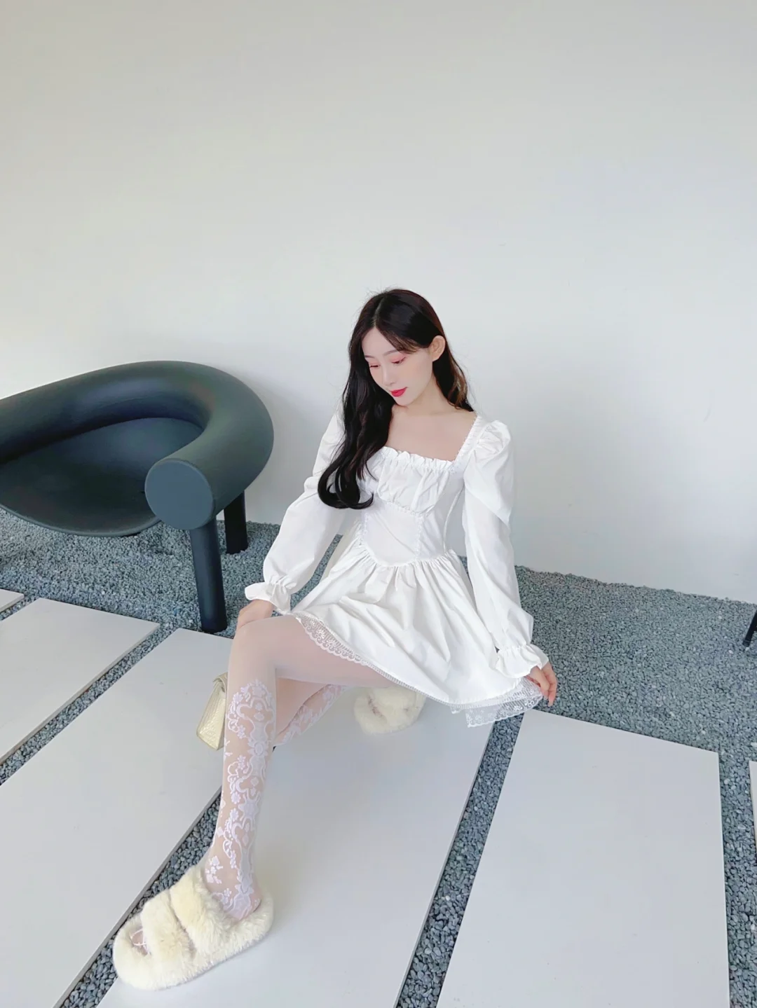 想做你的白雪公主👸纯欲白丝 维纳斯