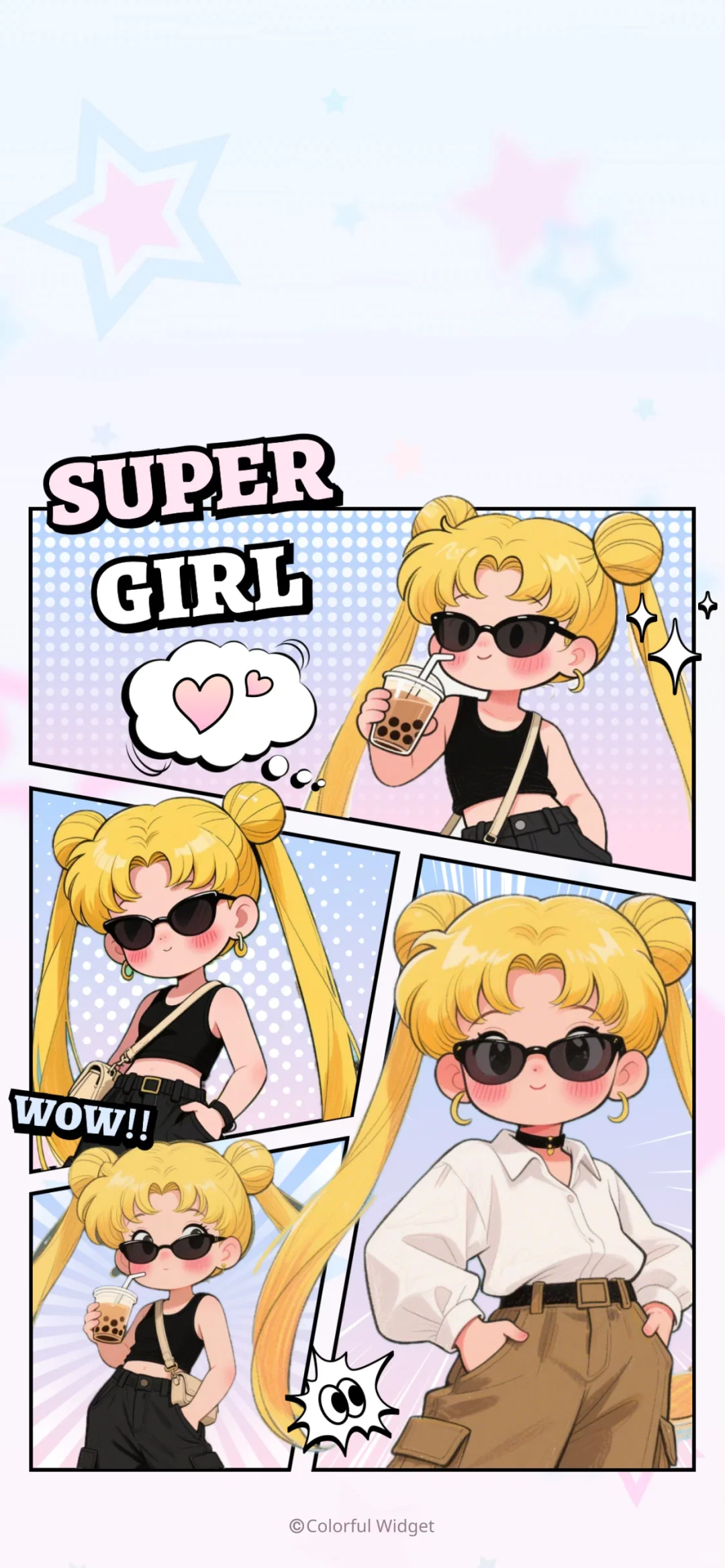 美少女战士酷girl动态壁纸分享来啦～