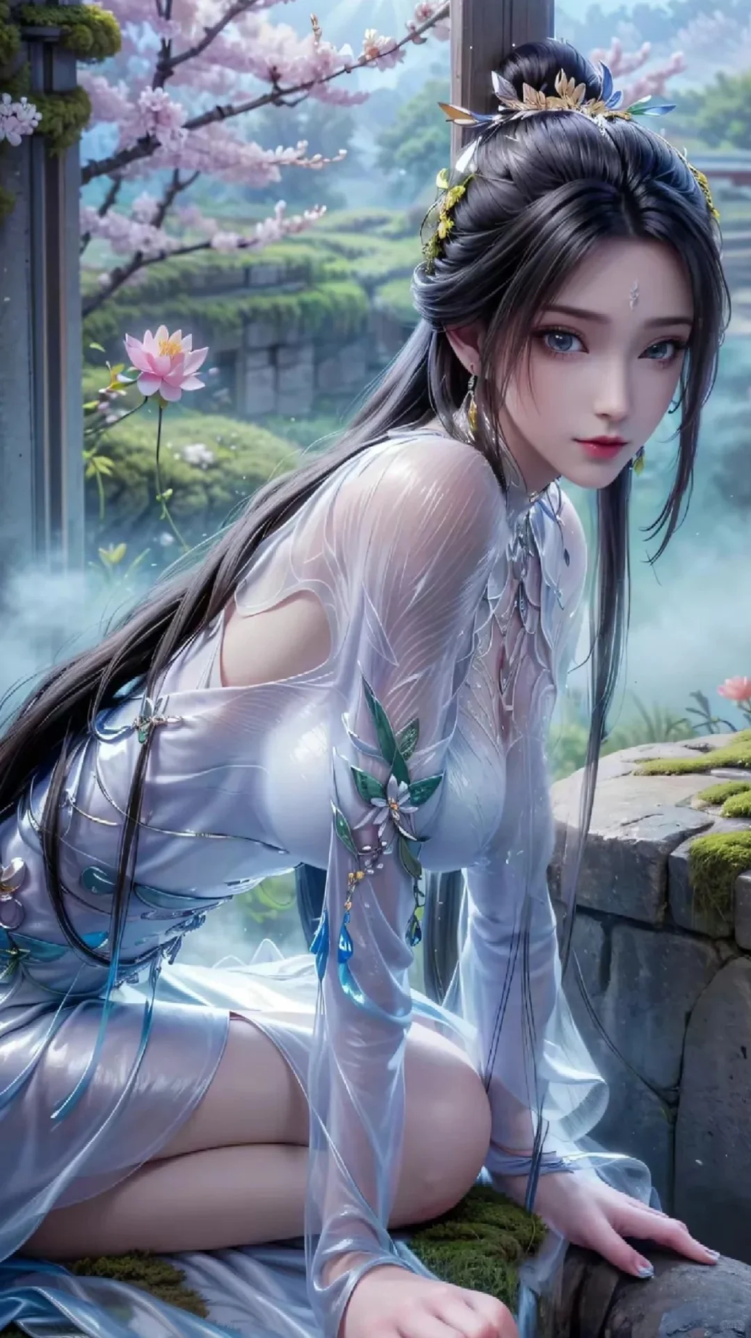 师姐陆雪琪真的很哇塞，国漫ai绘画