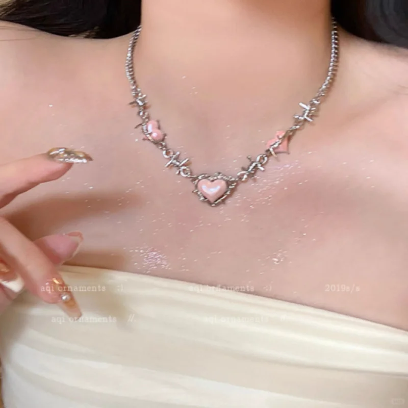 💖冷淡风荆棘锁骨链｜辣妹出街必备