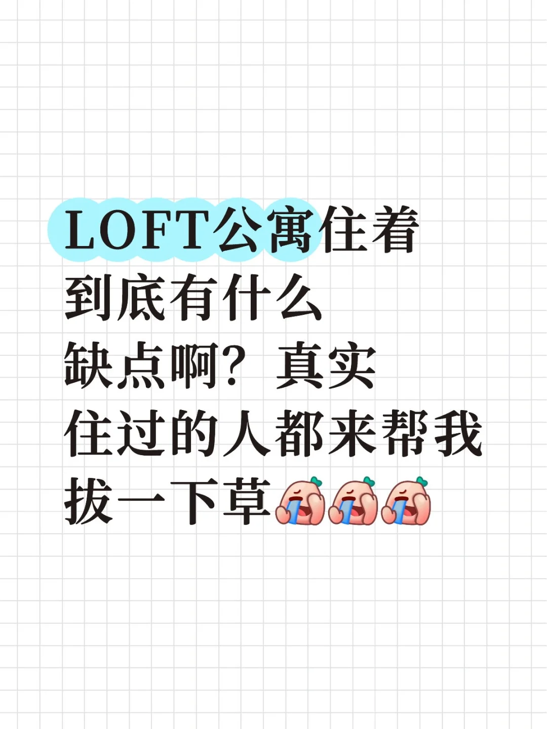 一人说一句LOFT公寓居住真实体验