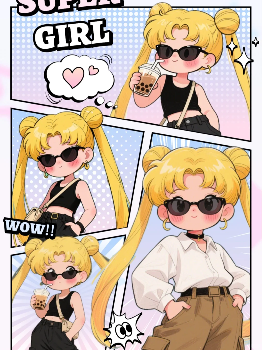 美少女战士酷girl动态壁纸分享来啦～