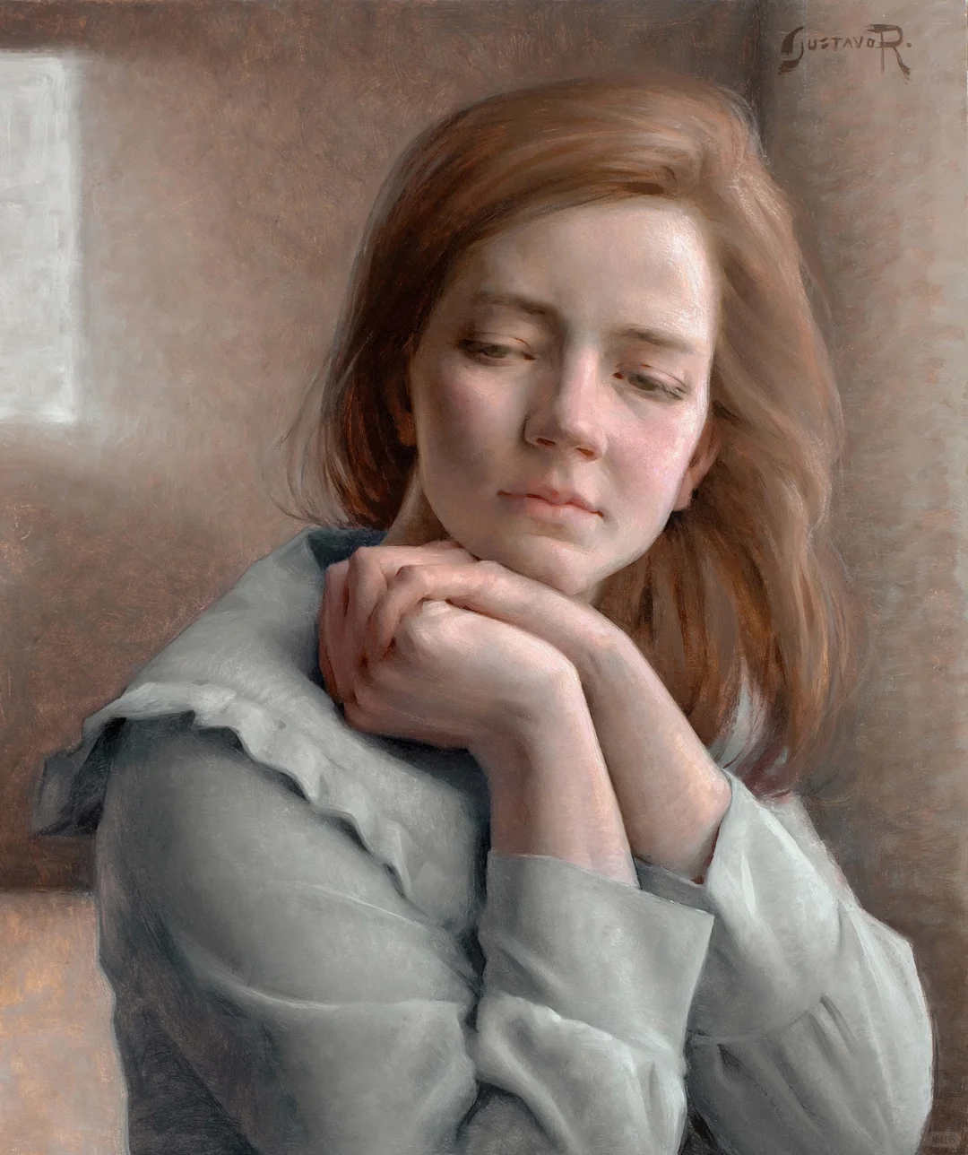 体态丰腴的女子，艺术家拉莫斯作品