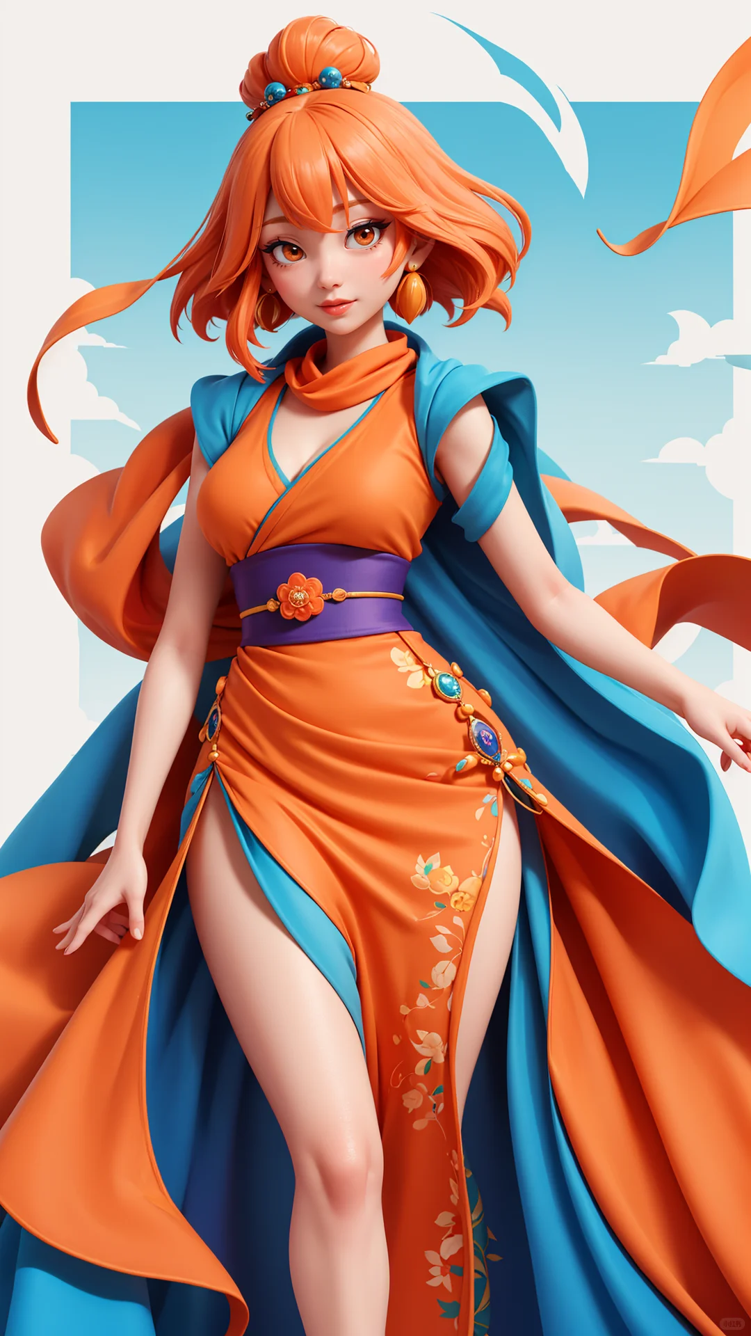 🎀卡哇伊3D立体美女人物壁纸，萌到犯规！