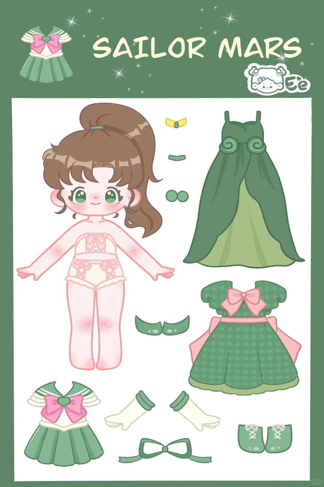 美少女战士换装插画
