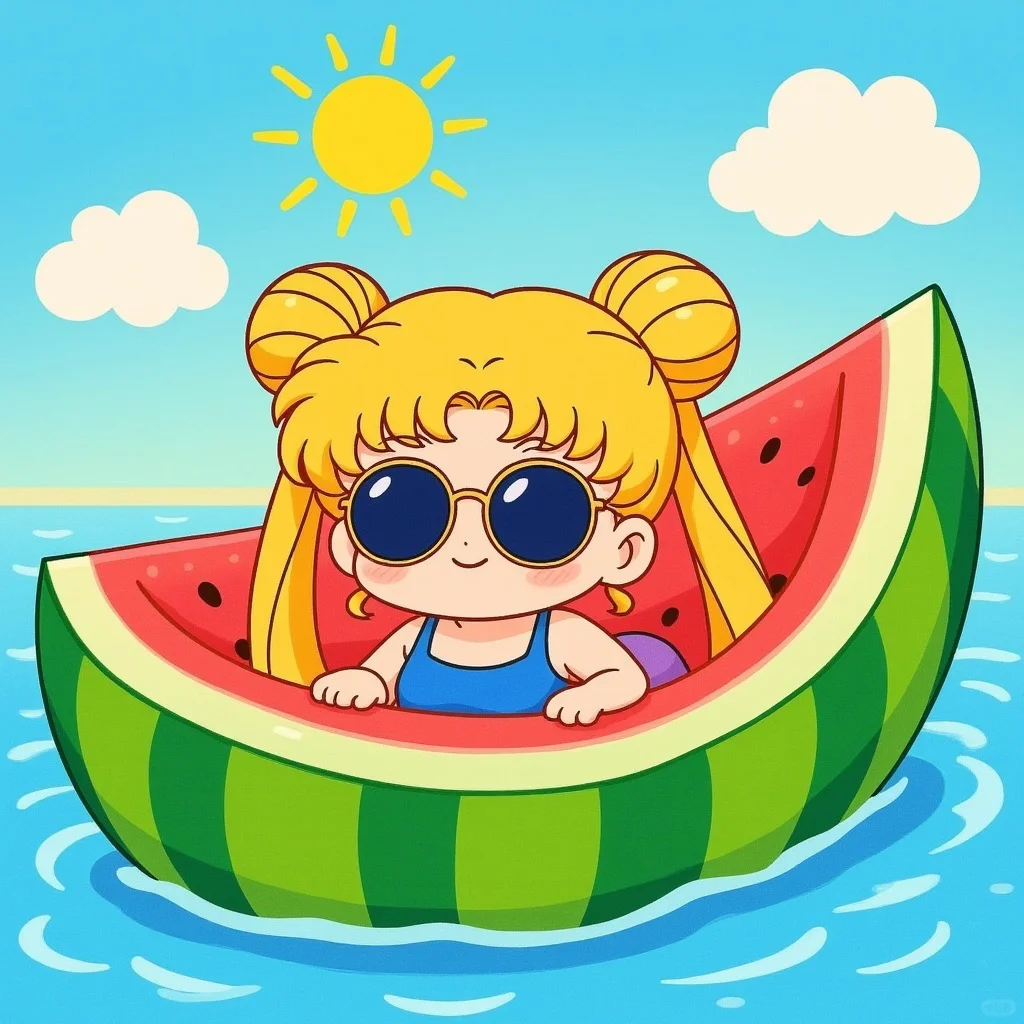 这个女孩也太会了叭！🍉