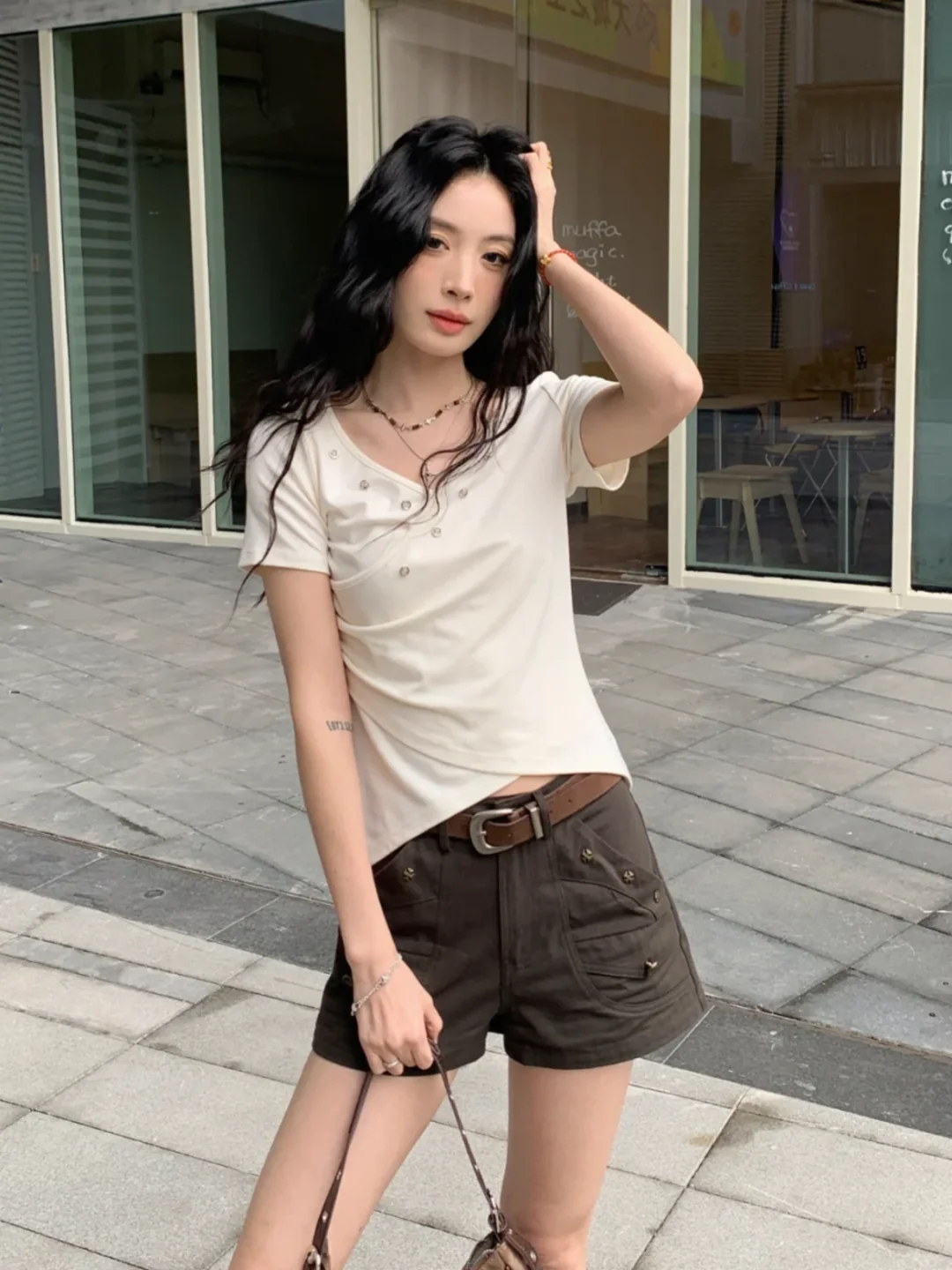 辣妹工装短裤🥵🥵
