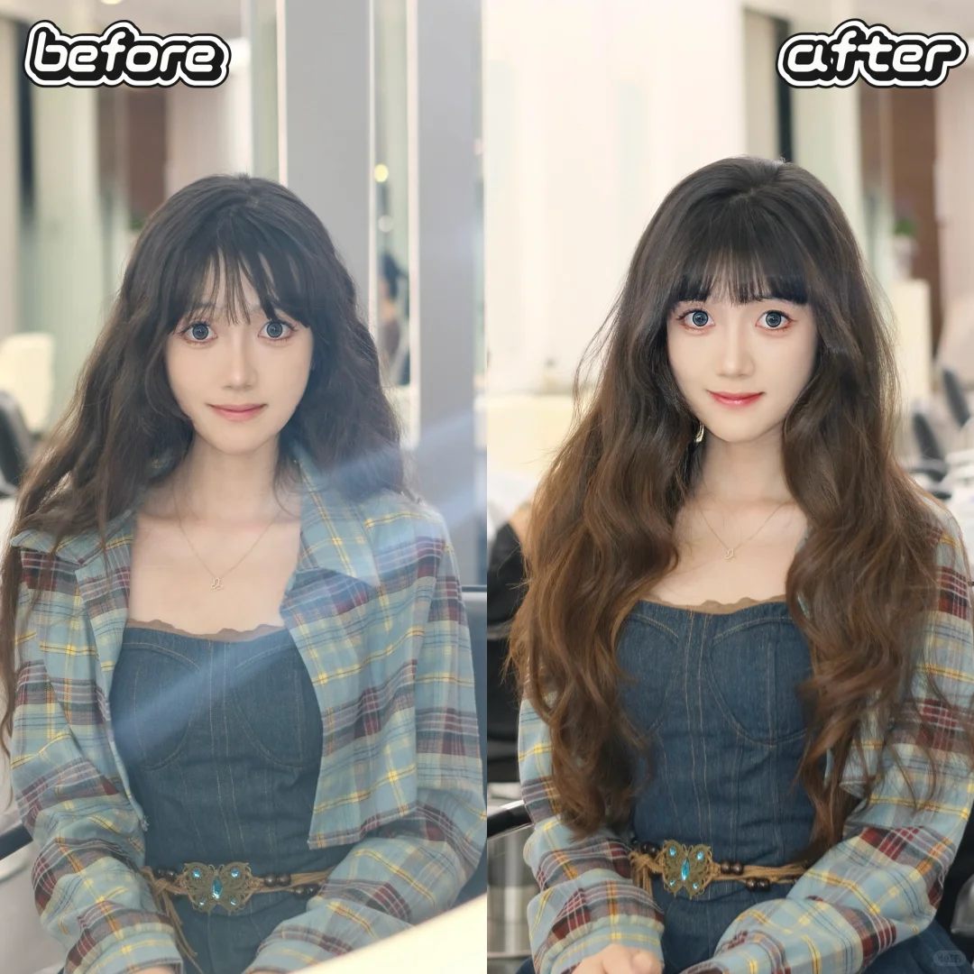 女大发型改造💇🏻‍♀️秒变氛围感美女🥰