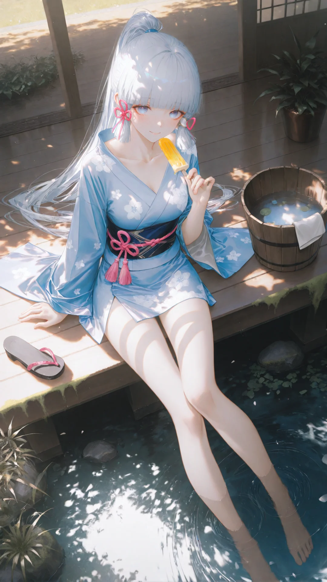 神里绫华｜悠闲夏日