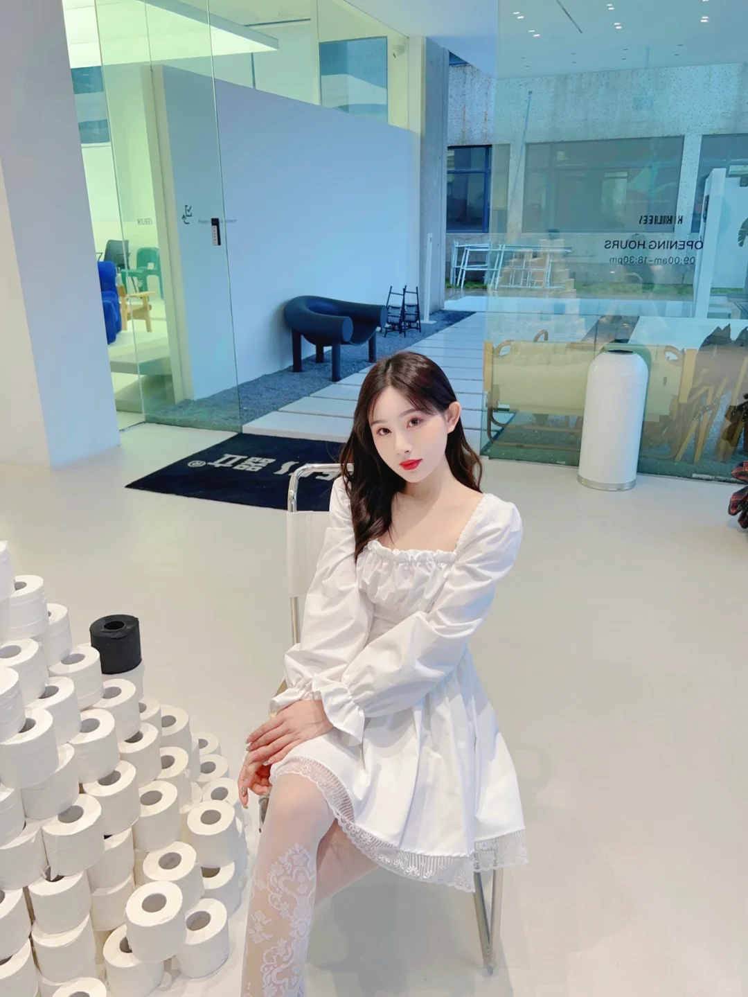 想做你的白雪公主👸纯欲白丝 维纳斯