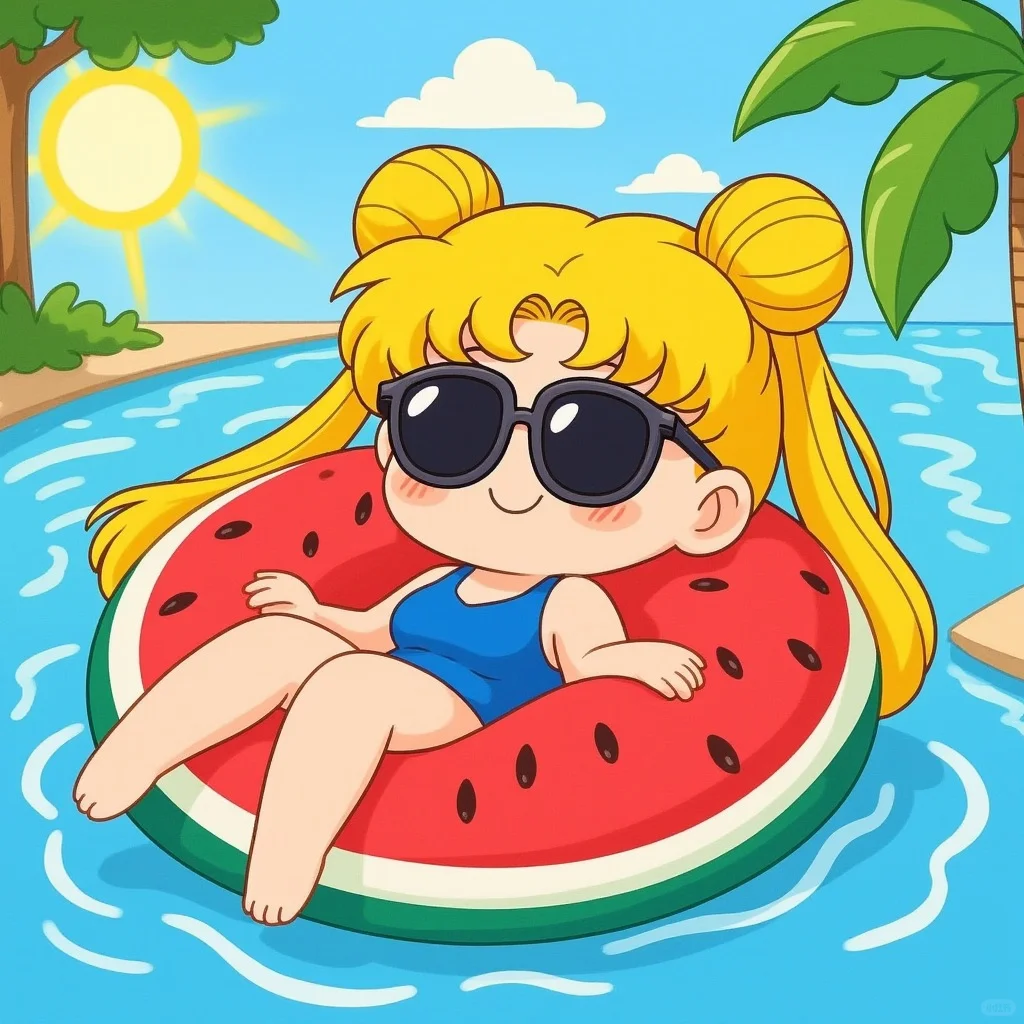 这个女孩也太会了叭！🍉