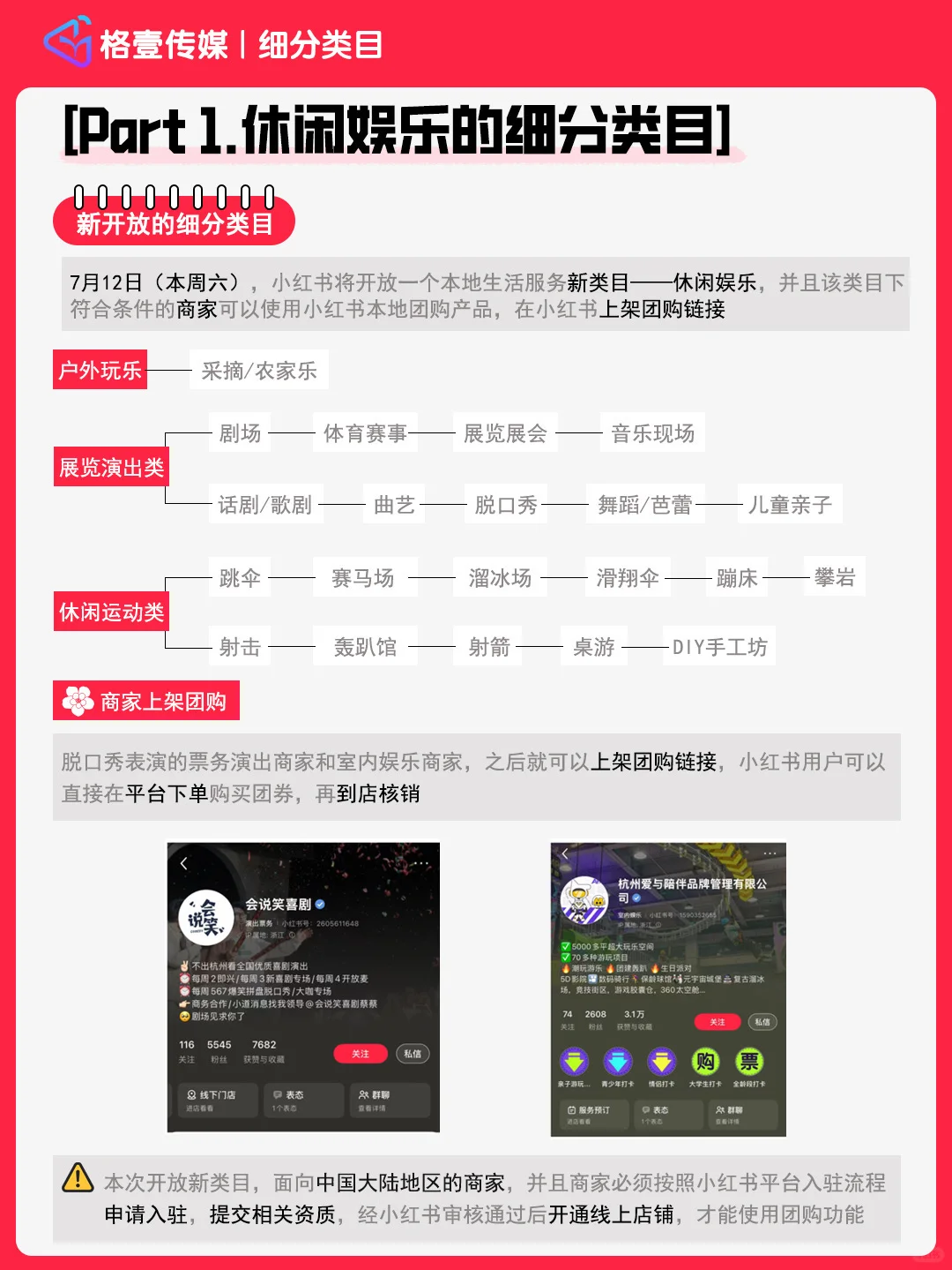❗️小红书本地生活上团购🔥休闲娱乐类