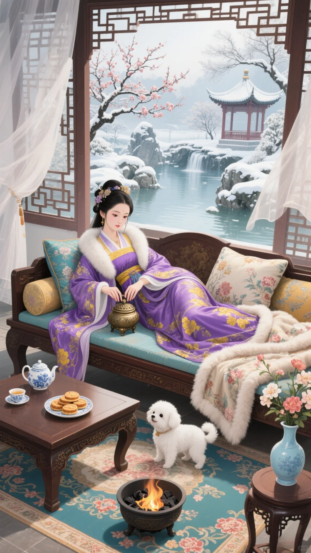 古风美人：古韵今风的诗意画卷🖼