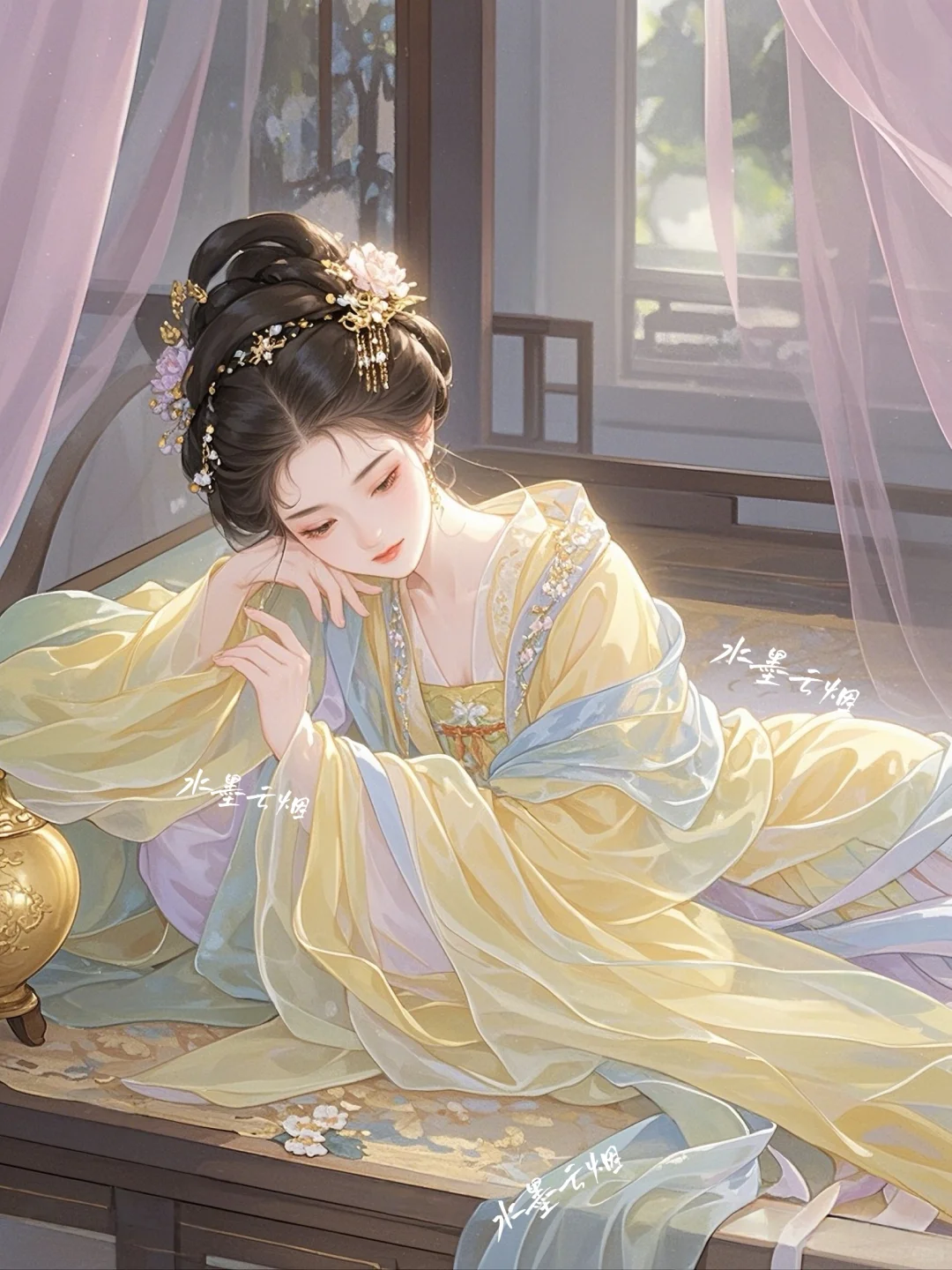瞬美目以流眄，含言笑而不分