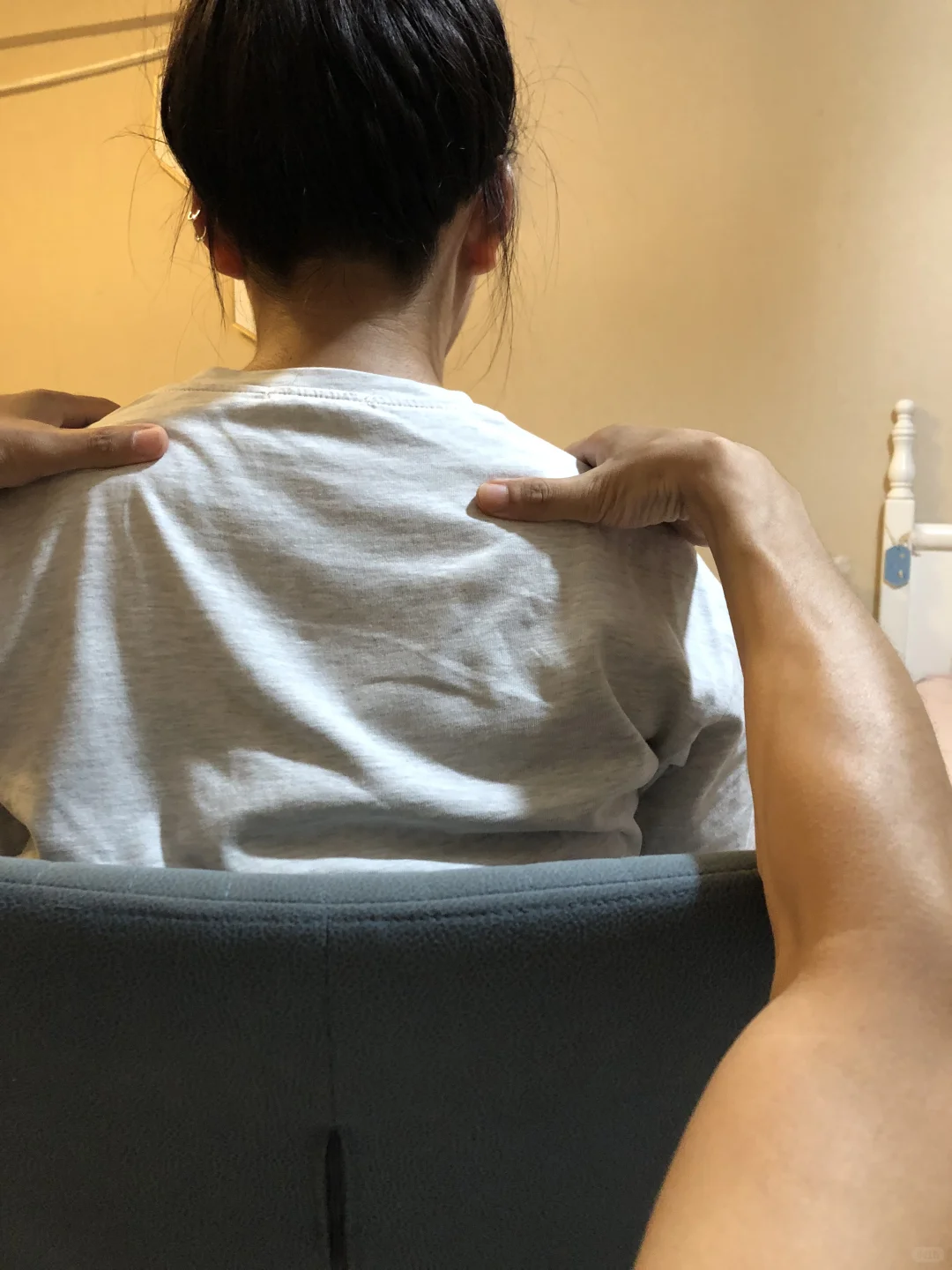 肩胛骨不一般高