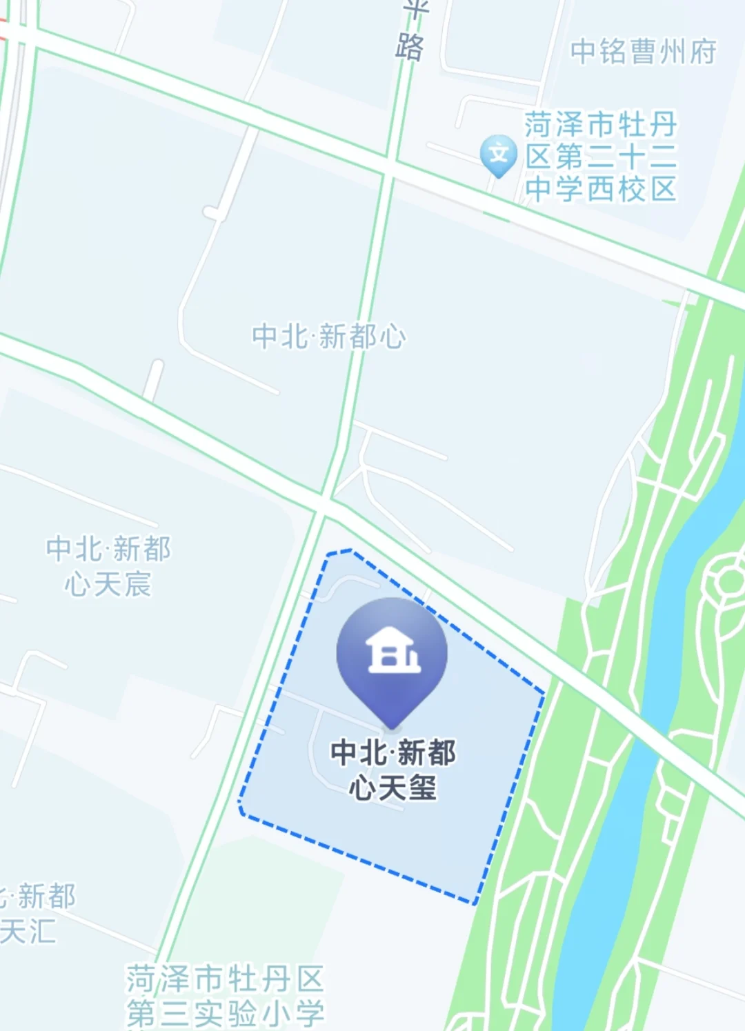 菏泽市牡丹区中北新都心天玺小区新房出售