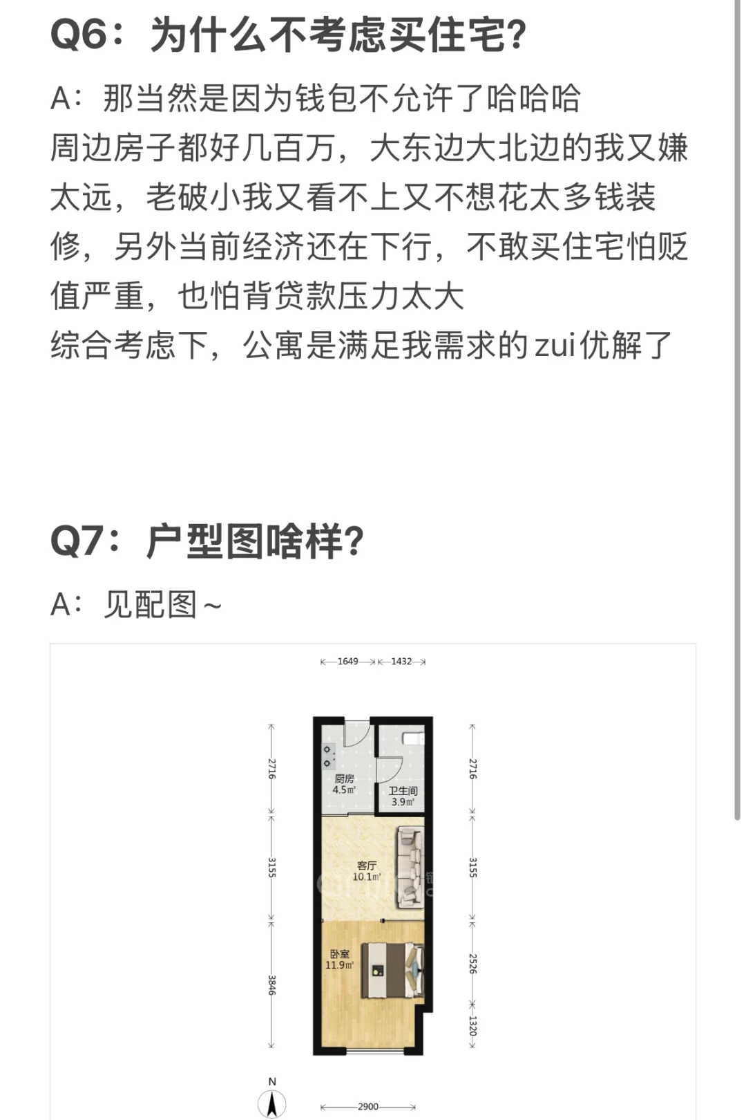答疑帖：关于25w买下一套公寓的Q&A