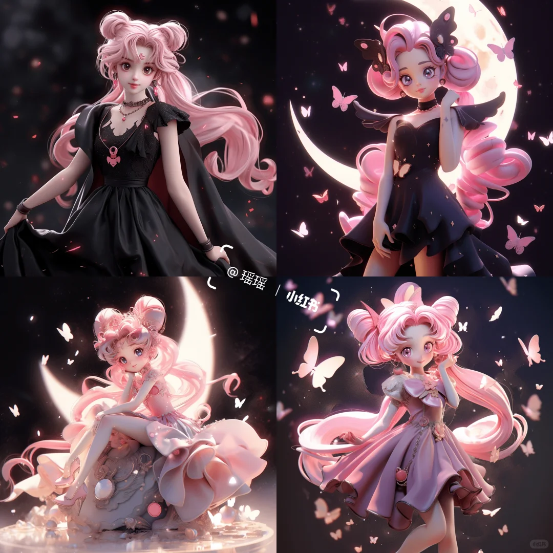 AI绘画｜no6.手办美少女战士