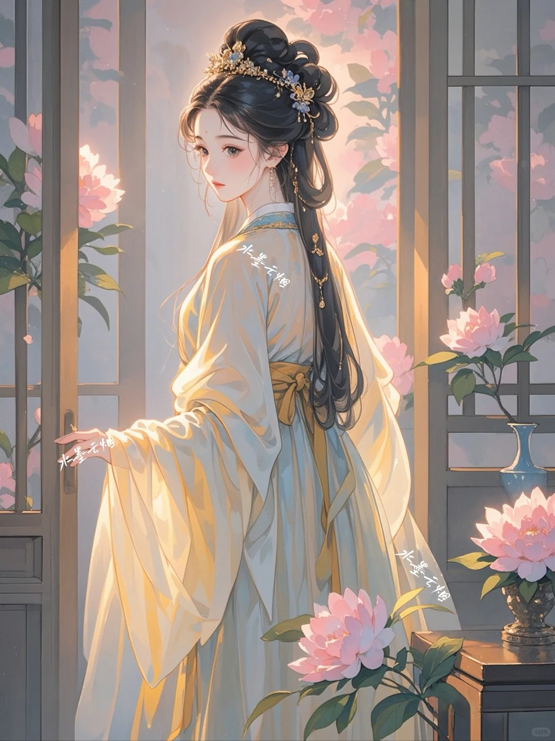 瞬美目以流眄，含言笑而不分