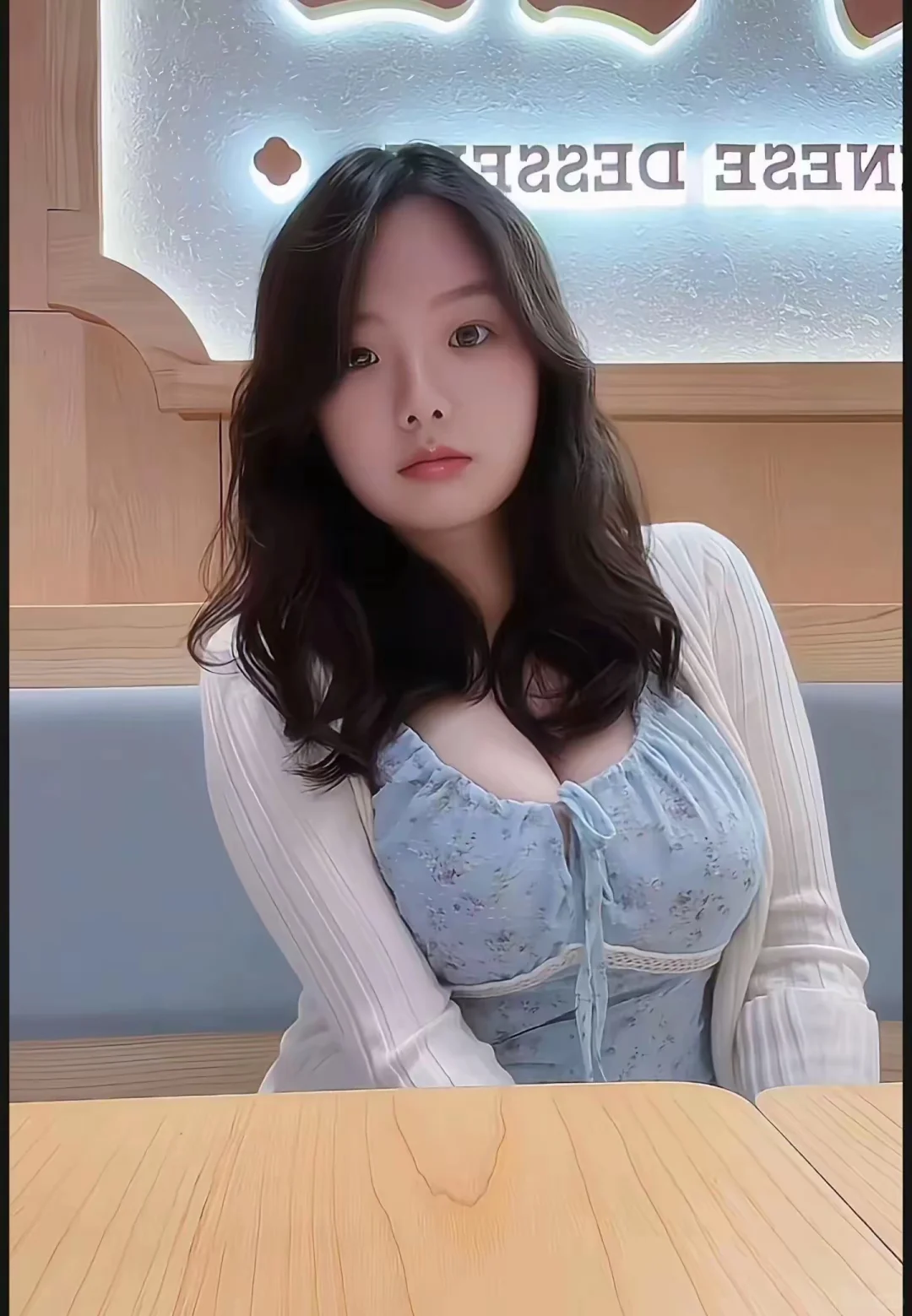 薄纱美人披，笑颜动芳心