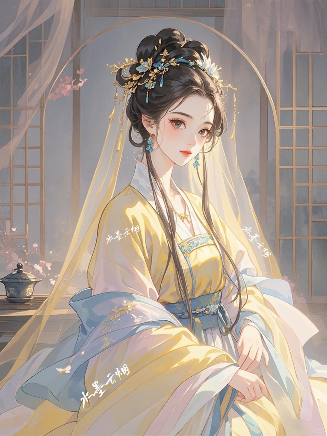 瞬美目以流眄，含言笑而不分