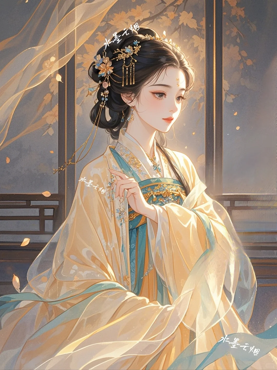 瞬美目以流眄，含言笑而不分