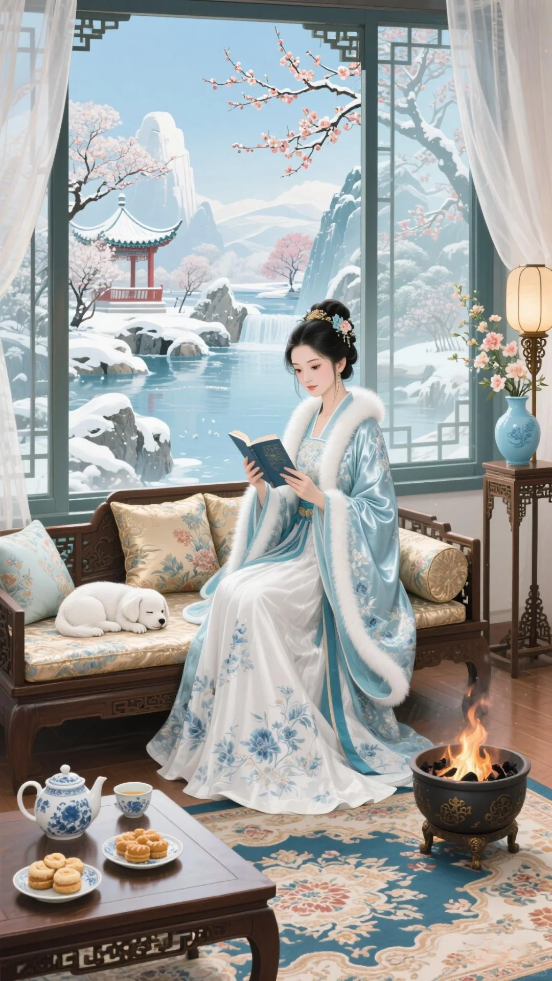 古风美人：古韵今风的诗意画卷🖼