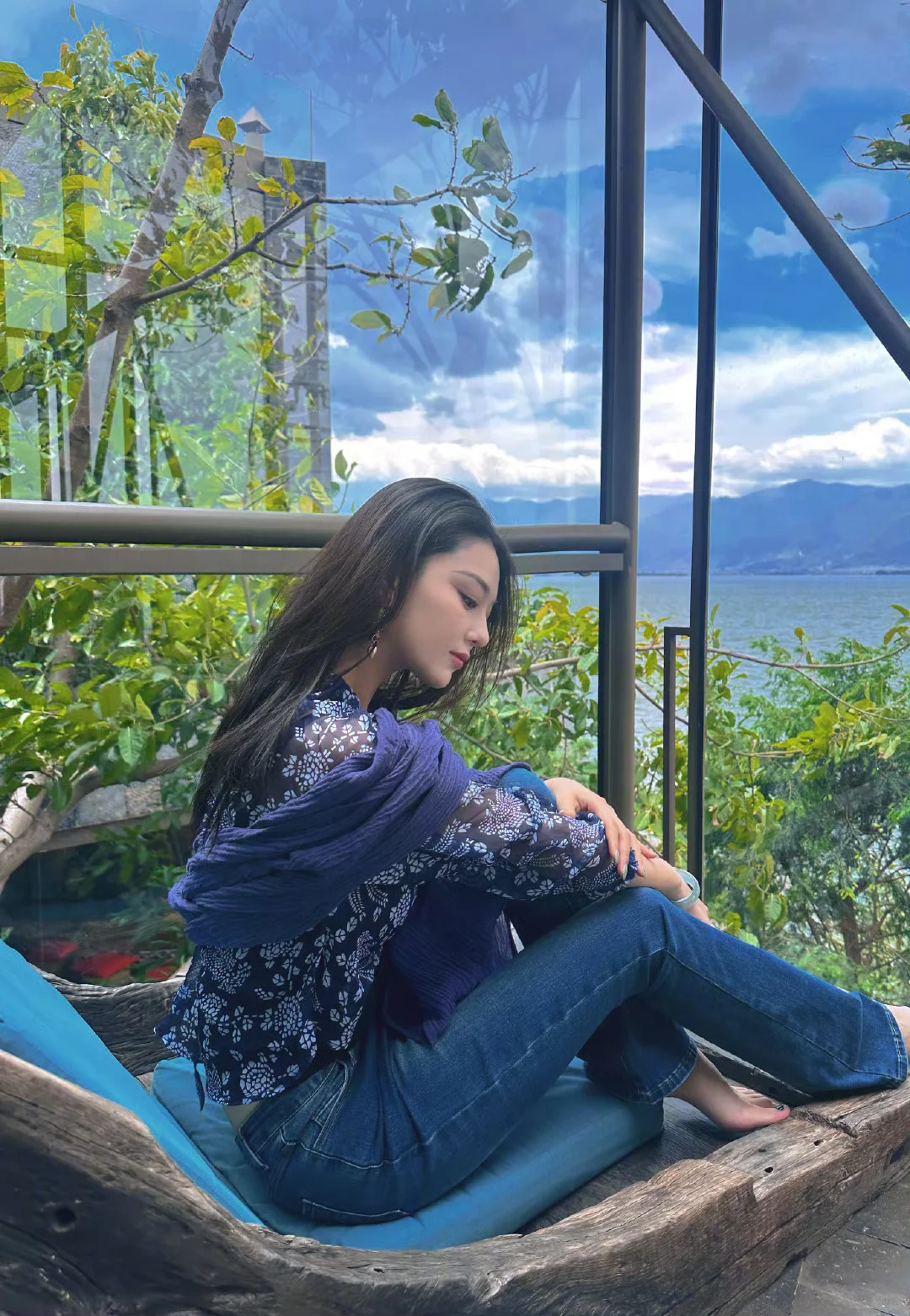 顶级的身材和美貌她居然都有