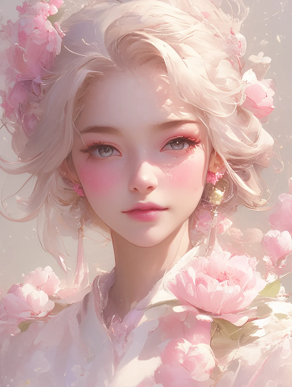 白狐仙子｜梦幻仙境中的灵动美人