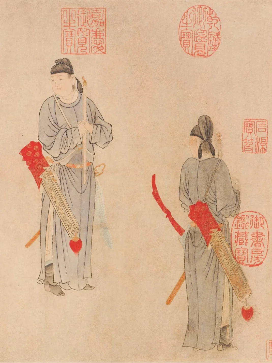 从画上看，玉环果真个子不高且丰腴