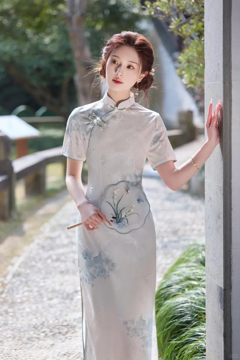✨救命！这件新中式旗袍也太适合日常穿了吧！