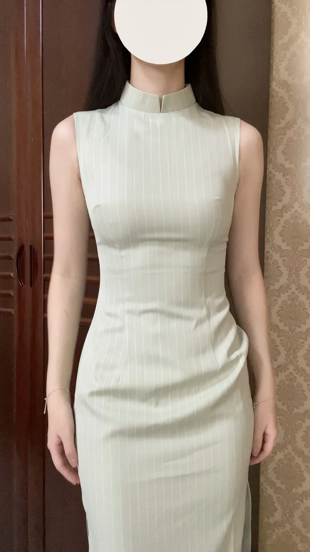 🎀粉色or绿色？｜难以抉择的一件旗袍