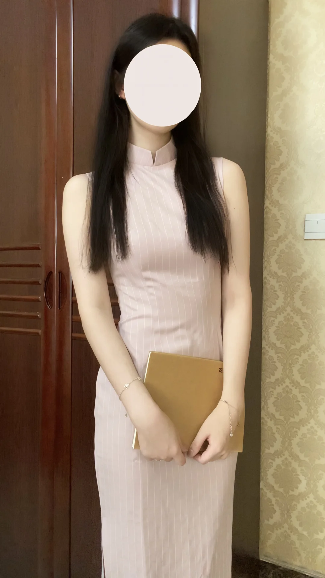 🎀粉色or绿色？｜难以抉择的一件旗袍