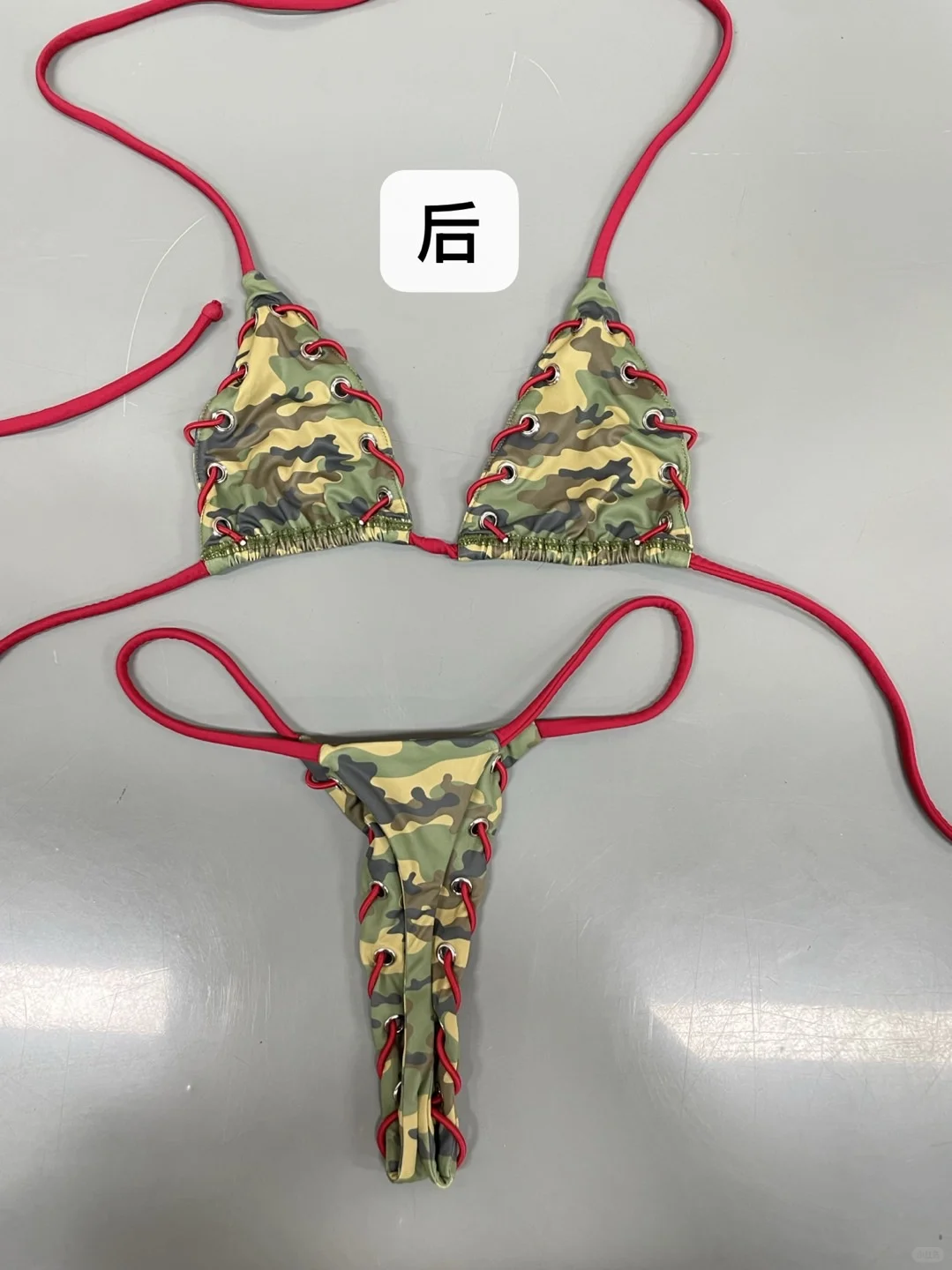 泳衣定制进行中‼️夏日爆款辣妹迷彩泳衣👙🔥