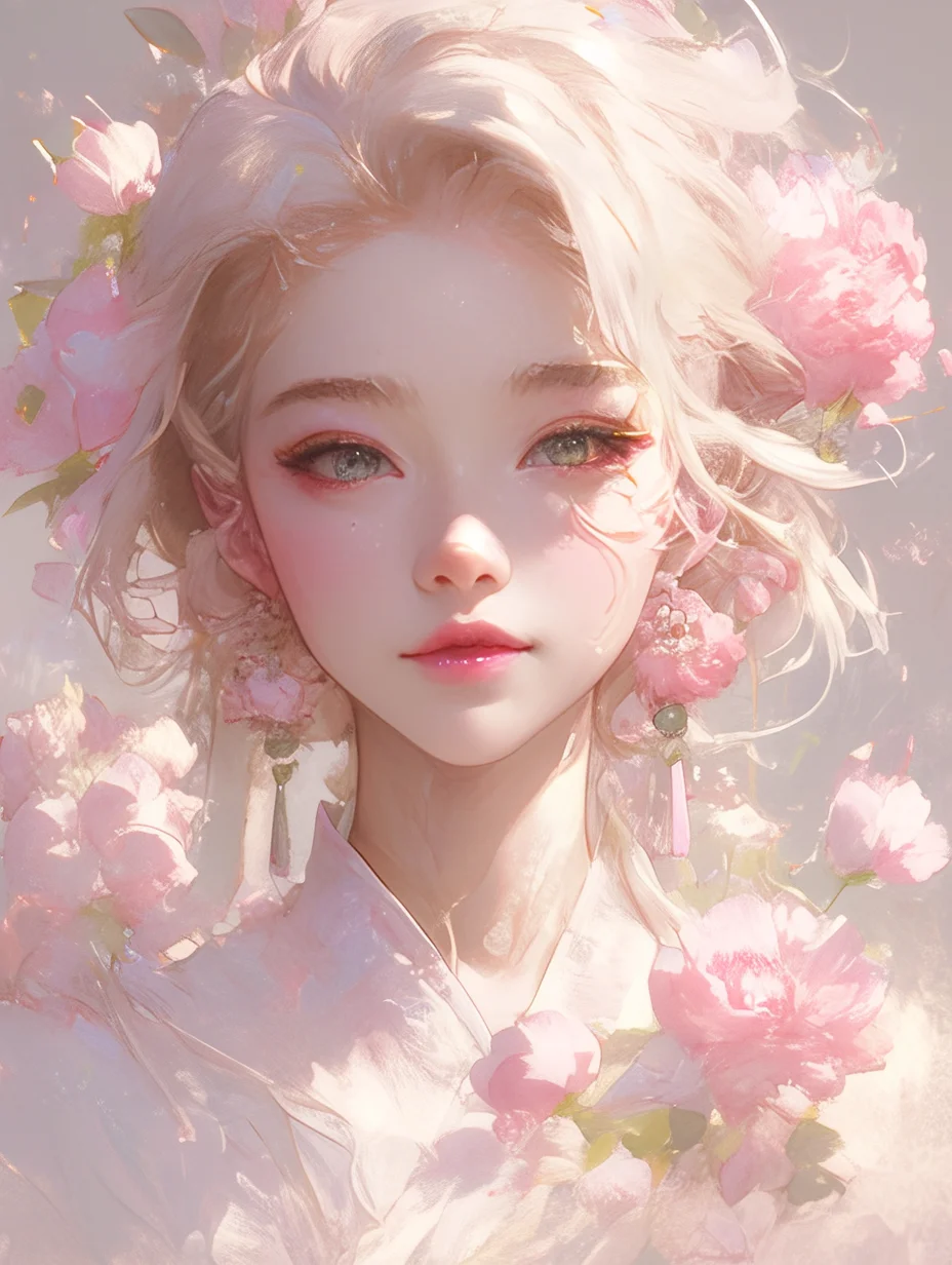白狐仙子｜梦幻仙境中的灵动美人